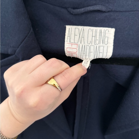 Madewell X Alexa Chung Diana Wool Cropped Jacket Size XS - Picture 7 of 7